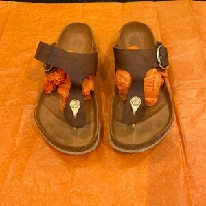 Birkenstock Thong Sandal - these shoes go with everything! Worn one season.
